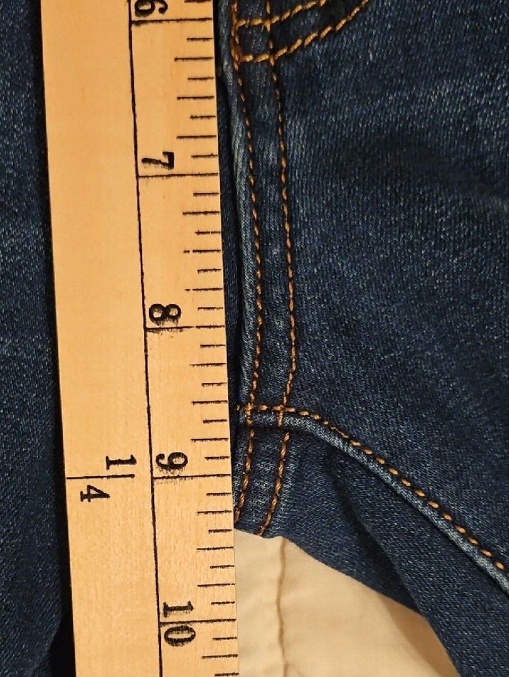 Camii Mia - Fleece Lined Denim Jeans- Size 25 - Picture 4 of 7